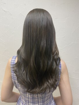 シュリット(schritt) サラツヤオリーブベージュ　ブリーチなし　　渋谷　　UCHIDA