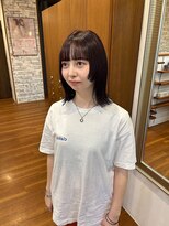 ルプラ ブリリアント(le-pla brilliant)&nbsp;顔まわりレイヤー×バーガンディカラー