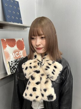 ペレ 梅田(PELE) 黒髪/ボブルフ/ネビージュ/小顔/ワンレン/梅田/髪質改善/前髪