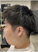 スパイキーショート/ジェットモヒカン/ショートバング/men's