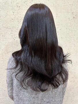 イーストハムアール(EAST HAM r) 艶髪ダークブラウン/セミロング