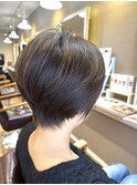 インナーカラーショートカットショートボブハイライトメッシュ