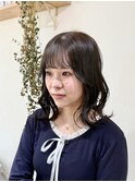 【ZEST中野/山岸桜】ブリーチなしオリーブベージュ