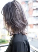 暗め透け感◯グレージュ、ミルクティーグレージュ/福岡天神大名