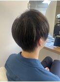 刈り上げなし!メンズマッシュショート