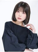 シースルーバング大人ボブタンバルモリ/タッセルカット/韓国ボブ