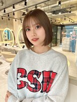 ロンドルピナス 小倉(Lond Lupinus)&nbsp;ミディアムヘア暗めカラー/デザインカラー/フェイスフレーミング