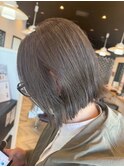 ベージュボブスタイル