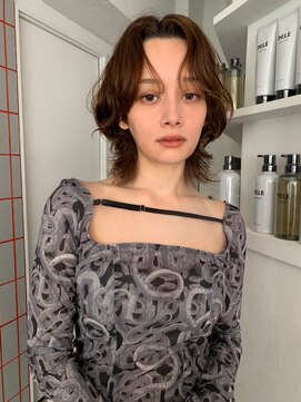 ペレ 原宿(PELE) 着物ヘア/大人ガーリー/ダークアッシュ/似合わせカット/原宿