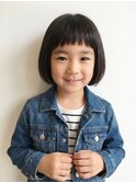 女の子/小学生/キッズカット/ボブ
