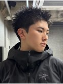 スパイキーショート/アップバング/フェード/mem's/眉毛