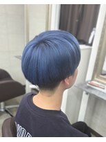 ノミネーション(Nomination) ツーブロショート×ブルーアッシュ