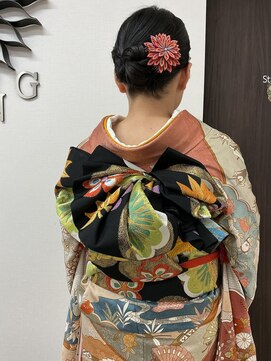 アマング ヘアーセット着付け