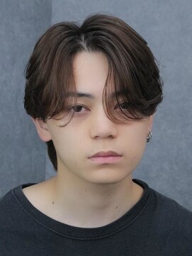 エルマーク メンズパーマ 心斎橋(L-MARK) センターパート/フェザーパーマ/カルマパーマ/men's