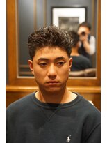 銀座 シノ 本店(shino) テーパーフェード+ピンパーマ