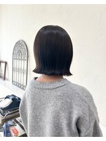 セットアップ 岡山北長瀬店(SET-UP) 前髪イメチェン外はねボブ