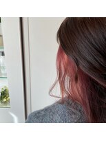 キングスベリー(Hair Relaxation King's Berry)&nbsp;ピンクインナーカラー小顔11.20