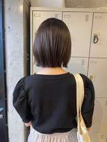 エインアンリー 明治神宮前(AIN.ANLY.)&nbsp;ボブ軽め、ボブレイヤー、ボブ毛先パーマ、レイヤーボブ