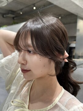 フィルムス 柏(FILMS) くびれレイヤー/オリーブベージュ/顔周り/シースルー/柏