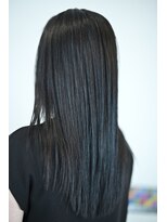 ノンスタイルノンコンセプト 美容室(Nostyle‐Noconcept)&nbsp;ブルーブラックロングデザイン