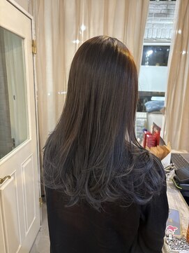 シャルム(charme) グラデーションカラー　毛先ブリーチ　透明感カラー