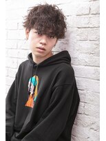 ルミネート 日暮里店(Ruminate)&nbsp;重めバングのメンズマッシュ【日暮里/西日暮里/シールエクステ】