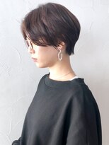 アイティー バイ アルバム 中野店(IT by ALBUM)&nbsp;ハンサムショート_スリークボブ厚めバングローライト_ba285272