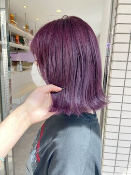 ゲーム 原宿店(GAME) ラベンダーパープル × タッセルボブ