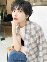 グロウミドル(GROW middle)&nbsp;暗めカラーの大人ガーリーマッシュシュート【middle】野村恵子