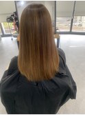 ベージュレイヤーカーキグレージュマッシュショート_87