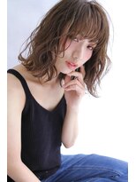 ラエティス(Laetus)&nbsp;デジタルパーマで朝のスタイリングが簡単ロブ×ラテベージュ