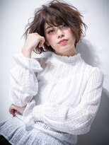 カバーヘア ブリス 北浦和(COVER HAIR bliss)&nbsp;くせ毛風ショートウルフ大人可愛いミニボブv北浦和20代30代40代