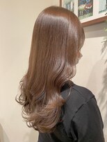 momo 大人かわいい韓国美髪こなれミディ×透明感ネビージュ☆