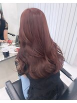 アディション 新宿(ADITION)&nbsp;大人かわいいミルクティーカラーハイライトレイヤーカット[新宿]