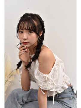 フューズ 瑞江店(Fuse) 三つ編みアレンジ