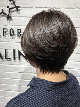 ヘア スパ ビューティー エールフォルム(HAIR SPA BEAUTY YELLFORME) 丸みショートボブ