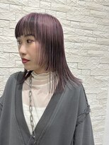 インビテーション(invitation) ハイトーン・ピンクカラー・姫カット・ブリーチ