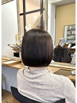 アンダーバーホワイトモデ 河内長野(_WHITE mode)&nbsp;※ 10代20代30代小顔ミニボブブラウンバイオレット