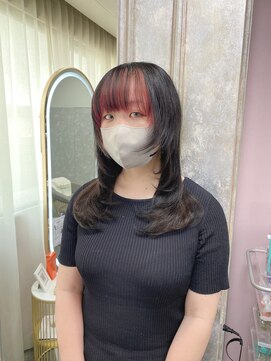 ガルボヘアー 名古屋栄店(garbo hair) #名古屋#栄#プルエクステ#ロングウルフ#インナーカラー