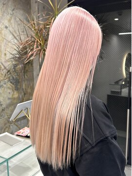 ソル ジングウマエ(SOL JINGUMAE) ダブルカラーピンクベージュベージュカラーケアブリーチレイヤー