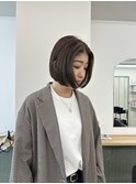 ミニボブ　ベージュ