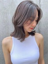 プアメリア 名古屋(Puamelia)&nbsp;トリートメント ブリーチなしダブルカラー 前髪縮毛矯正