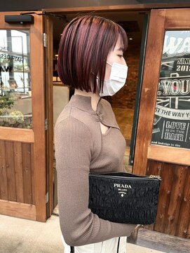 アム(am) ぱらぱらカラー　アンブレラカラー　ハイライト