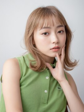 アース 相模大野店(EARTH) 20代30代40代ダブルカラー透明感毛先パーマ肩ライン外ハネ