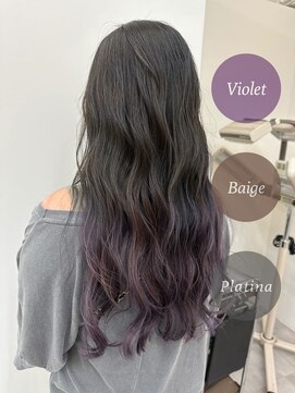 リリー 勝田台店(Lilly) 〈Lilly勝田台 佐藤愛〉グラデーションラベンダー＊