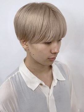 ピープスアンドスー 表参道 渋谷(Peeps&Suu.) シースルーマッシュ/ホワイトブロンド