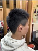 短めソフトモヒカン