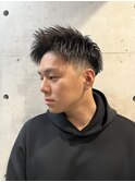 20代30代ツーブロックジェットモヒカンフェード短髪スパイキー