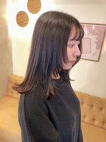 ラヴィズム 名駅店(LUVISM)&nbsp;◎韓国ヘアー顔周りレイヤーおくれ毛ミディアム前髪名古屋/名駅