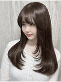 cocoabeige × トレンドlayer cut